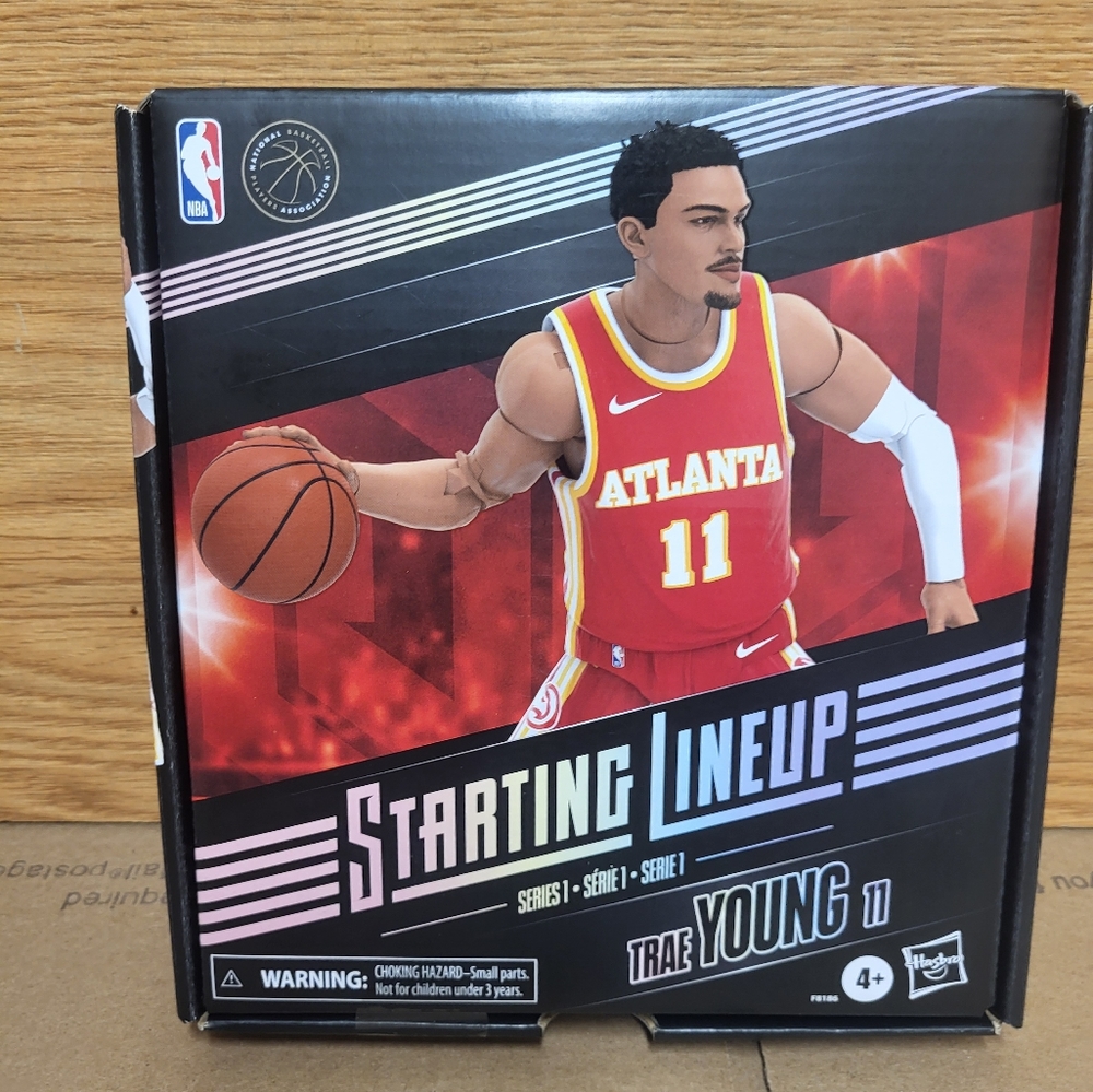 Trae Young Starting Lineup NBA Series 1 Action Figure 6 inch NEW
